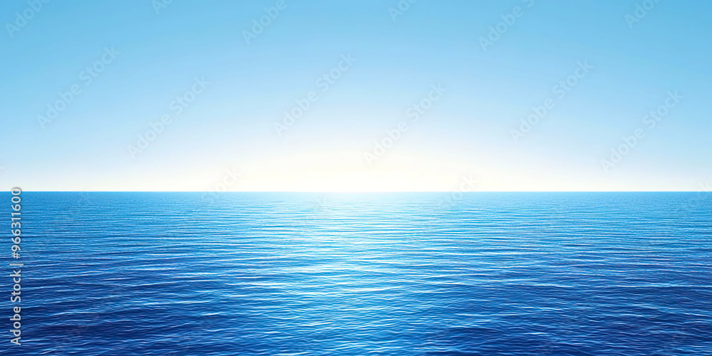 Fototapeta premium Abstract horizon in the ocean