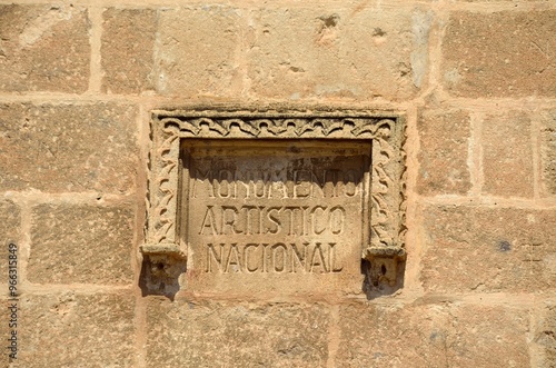 Detalle de la Iglesia Parroquial de San Bartolomé en Jávea/Xàbia, Costa Blanca, provincia de Alicante, Comunidad Valenciana, España. photo