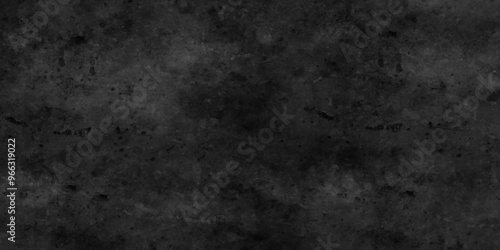 Abstract background with dark black and gray grunge cement or stone concrete wall texture design. black stone and distressed grunge concrete dirty wall texture design. black paper texture.