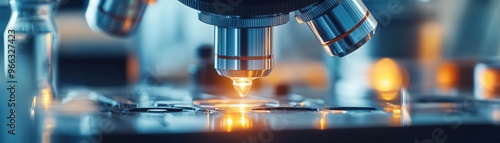 Close-up of energy-dispersive technique being applied in a laboratory with precision, energy-dispersive technique, advanced science. photo