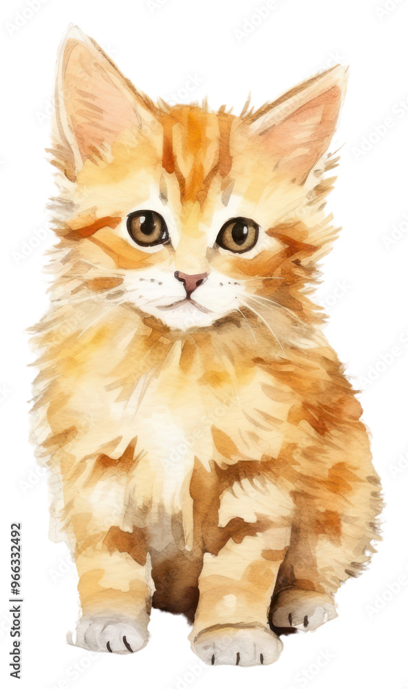 Obraz premium PNG Background cat painting animal mammal.
