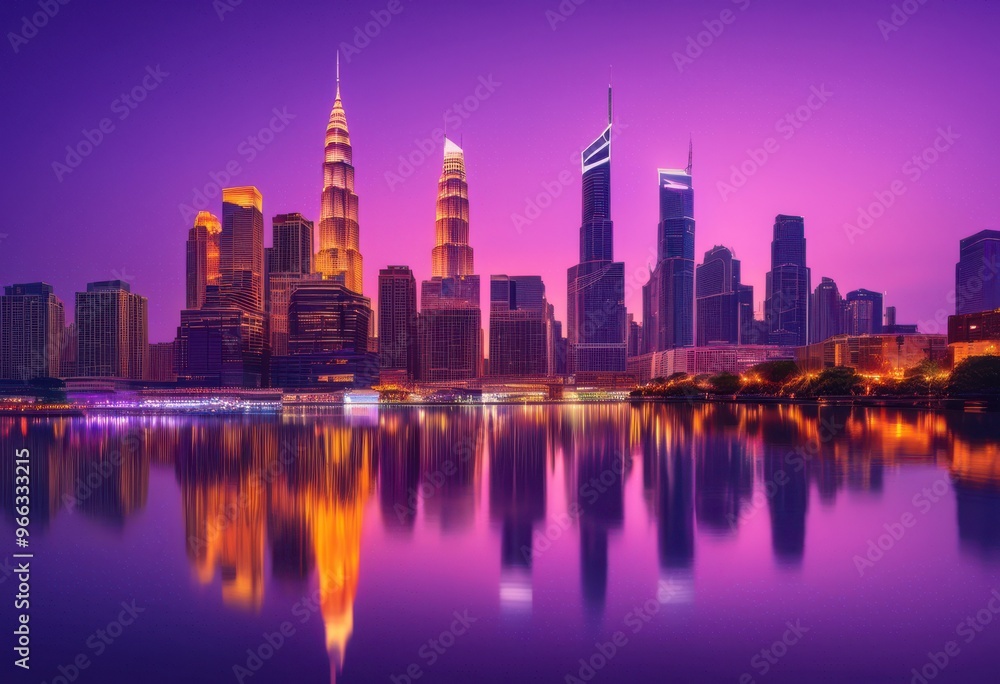 stunning vibrant city skyline twilight highlighting architectural brilliance dazzling lights colors, cityscape, urban, architecture, buildings, modern, evening stunning vibrant city skyline twilight highlighting architectural brilliance dazzling lights colors, cityscape, urban, architecture, buildings, modern, evening