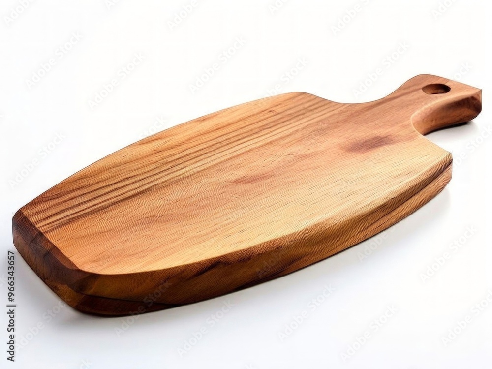 Cutting board on white background. AI generated. Cutting board on white background. AI generated.