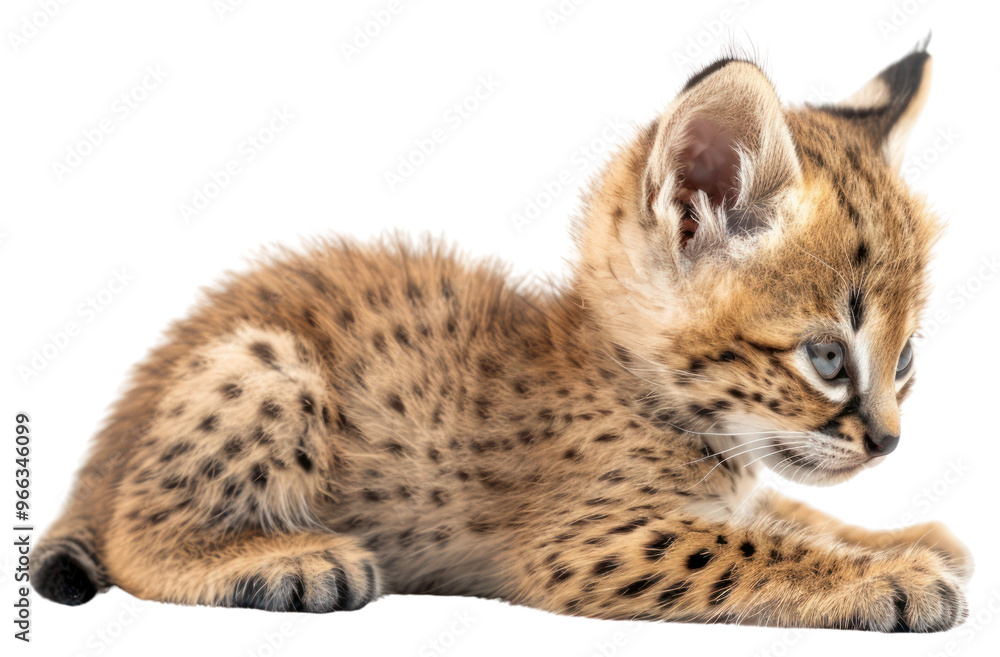 PNG Adorable baby wild cat PNG Adorable baby wild cat