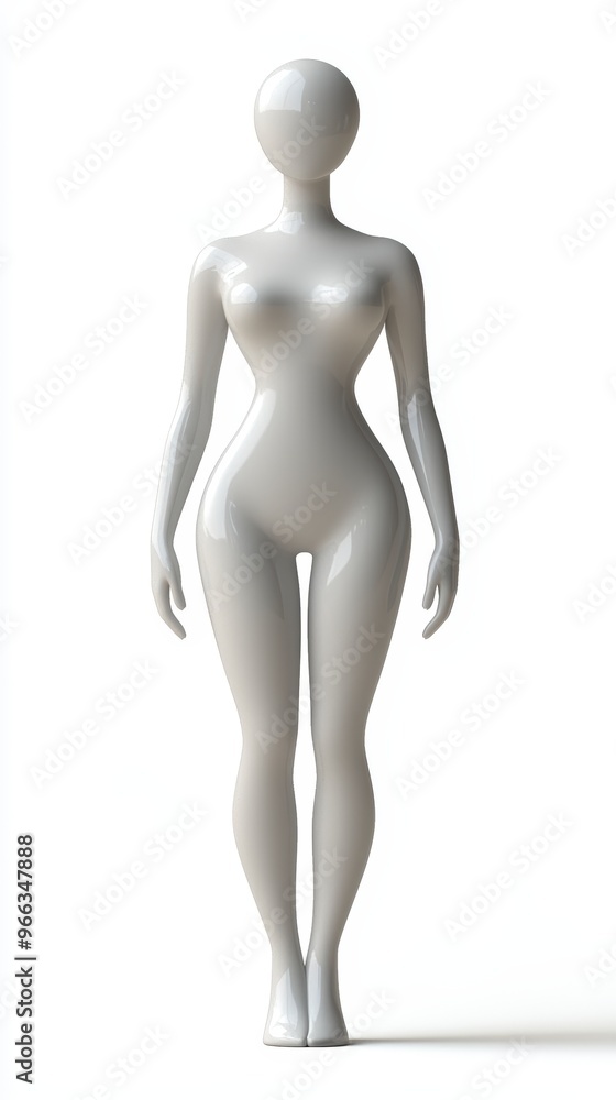 A highly detailed 3D model of woman figure with smooth ceramic texture, showcasing modern and artistic design. This figure emphasizes elegance and form. A highly detailed 3D model of woman figure with smooth ceramic texture, showcasing modern and artistic design. This figure emphasizes elegance and form.