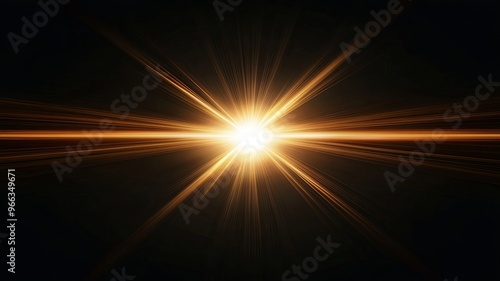 Sun Light Overlay. Sun rays overlay. Sun rays light isolated on black background, overlay design. optics special lens light effect. abstract lens flare light over black background 