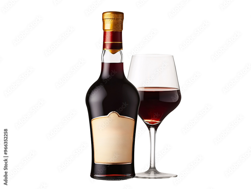 a bottle of liquor and a glass of wine a bottle of liquor and a glass of wine