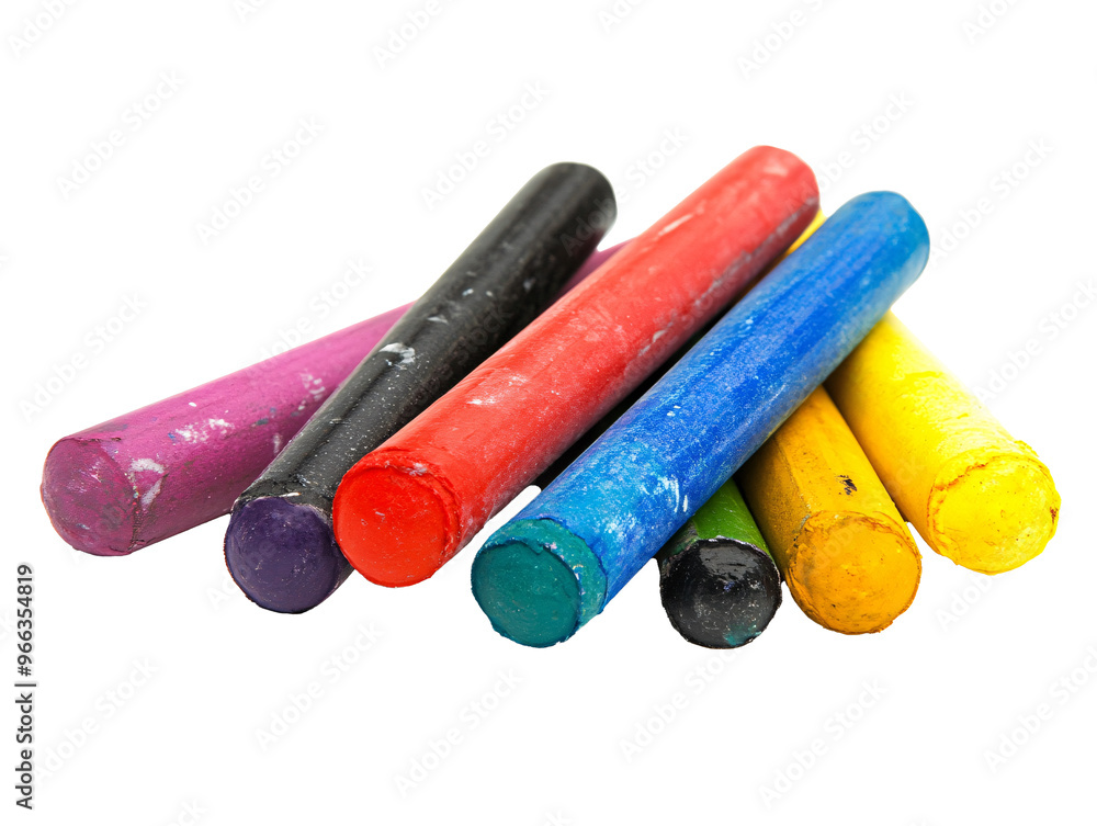 a group of colorful chalks a group of colorful chalks