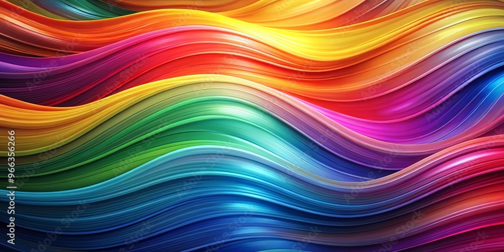 Abstract Rainbow Waves 3D Rendered Colorful Swirls, Abstract, Gradient, Waves, Color, Design, 3D Abstract Rainbow Waves 3D Rendered Colorful Swirls, Abstract, Gradient, Waves, Color, Design, 3D