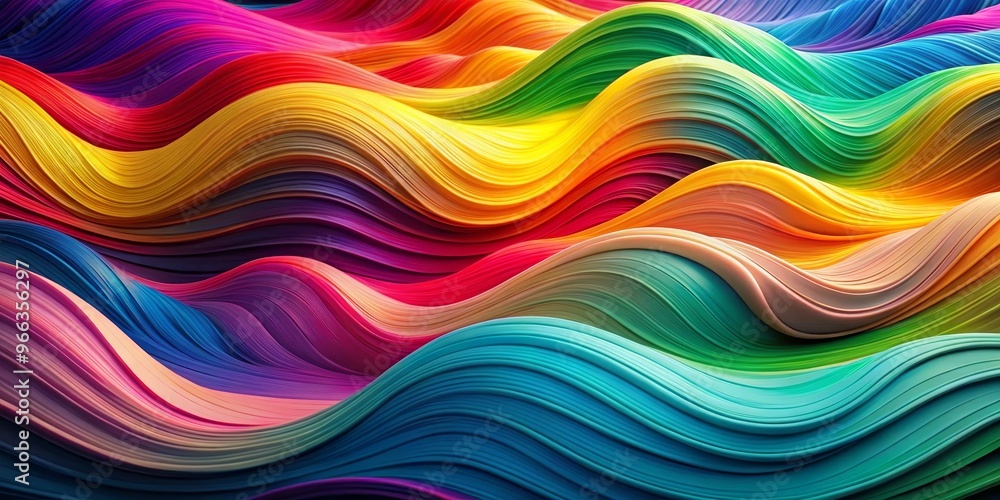 Abstract Rainbow Waves, 3D Rendering, Fluid Art, Digital Art, Color Gradient , abstract art , digital painting Abstract Rainbow Waves, 3D Rendering, Fluid Art, Digital Art, Color Gradient , abstract art , digital painting
