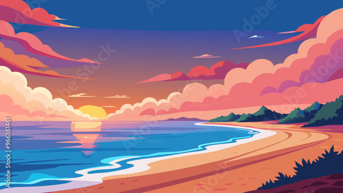 clear blue sky with white clouds Background