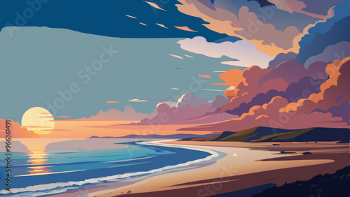 clear blue sky with white clouds Background