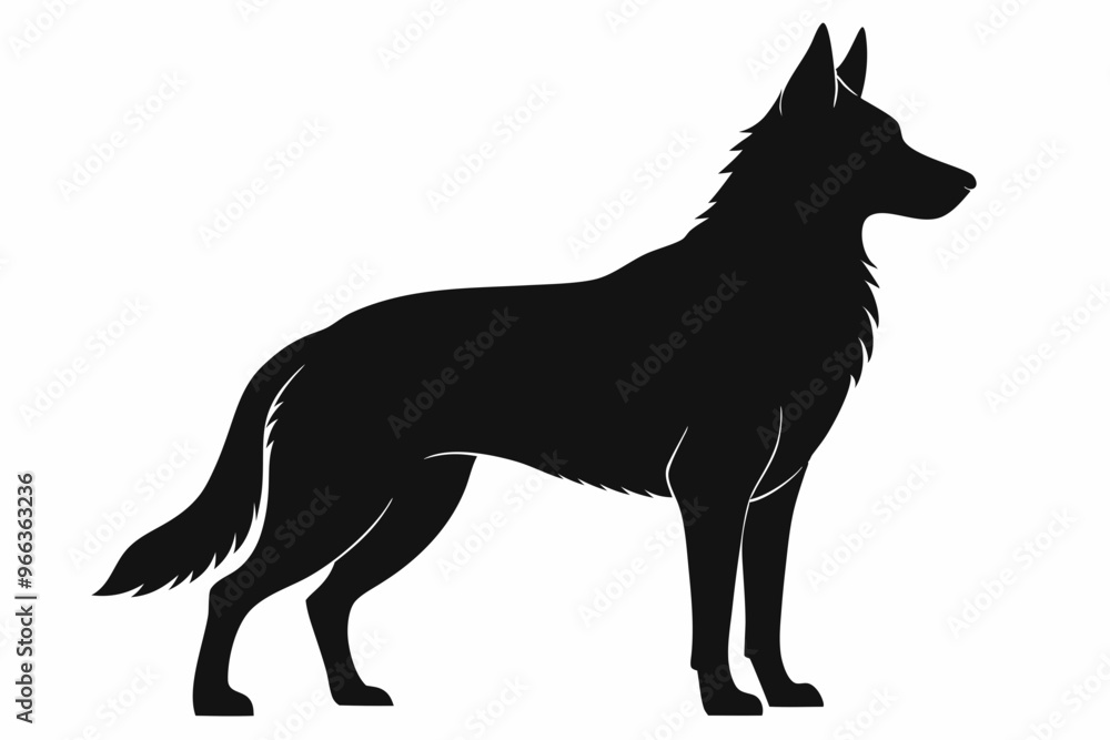 German Shepherd Bog Breed Black Silhouette Vector, Dog Silhouette Svg German Shepherd Bog Breed Black Silhouette Vector, Dog Silhouette Svg