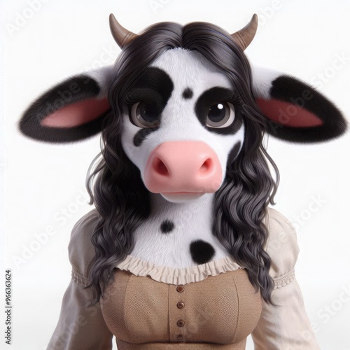 Stylish Cow with Spots