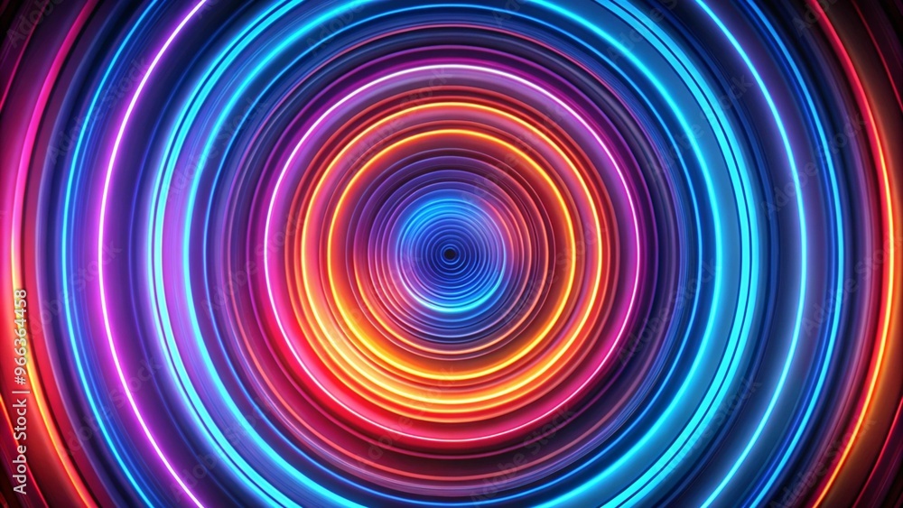 Abstract Background Featuring Concentric Circles in Neo Style for Modern Visual Design Applications Abstract Background Featuring Concentric Circles in Neo Style for Modern Visual Design Applications