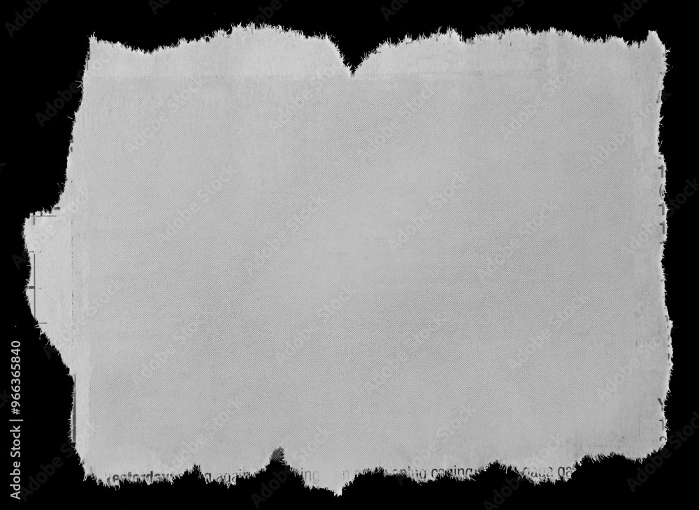 Torn paper on black Torn paper on black