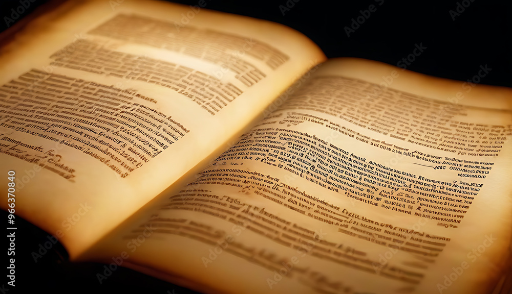 glowing open scroll parchment revealing book maccabees book represents themes history revolt faithfulness courage glowing open scroll parchment revealing book maccabees book represents themes history revolt faithfulness courage