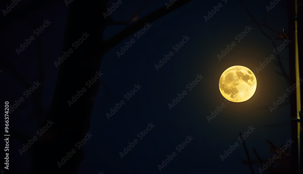 mystical moon illuminates spooky halloween night mystical moon illuminates spooky halloween night