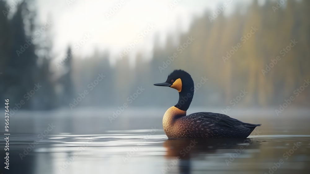 Black-necked Grebe Bird in Nature, Photo Realistic, Wallpaper, Cover and Screen for Smartphone, PC, Laptop, 9:16 and 16:9 Format Black-necked Grebe Bird in Nature, Photo Realistic, Wallpaper, Cover and Screen for Smartphone, PC, Laptop, 9:16 and 16:9 Format