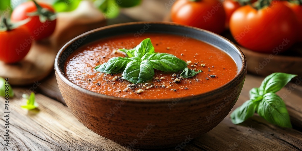 Fresh Italian Marinara Sauce with Basil and Tomatoes