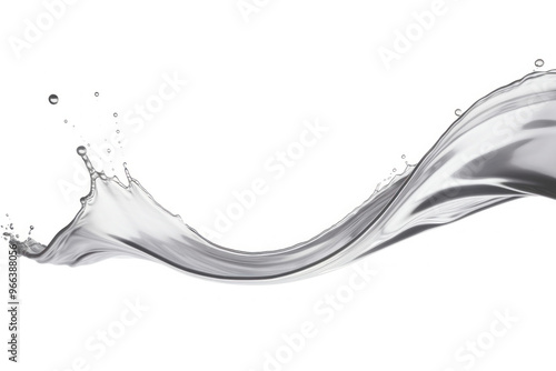 PNG Ink silver wave backgrounds white background splattered.