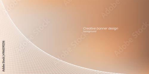 Minimalist calm creative background design in natural warm autumn colors. Use on websites, social networks, presentations, business cards, landing pages.