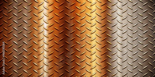 Golden Diamond Plate Texture, Metal, Texture, Background photo