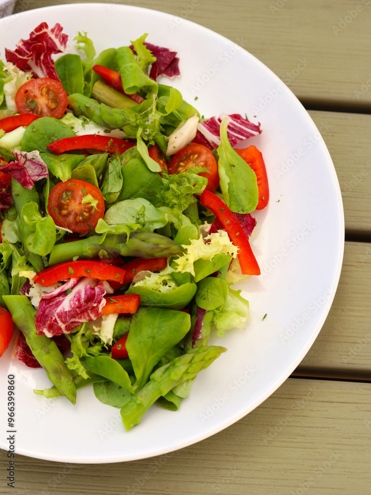 Asparagus and tomato salad Asparagus and tomato salad