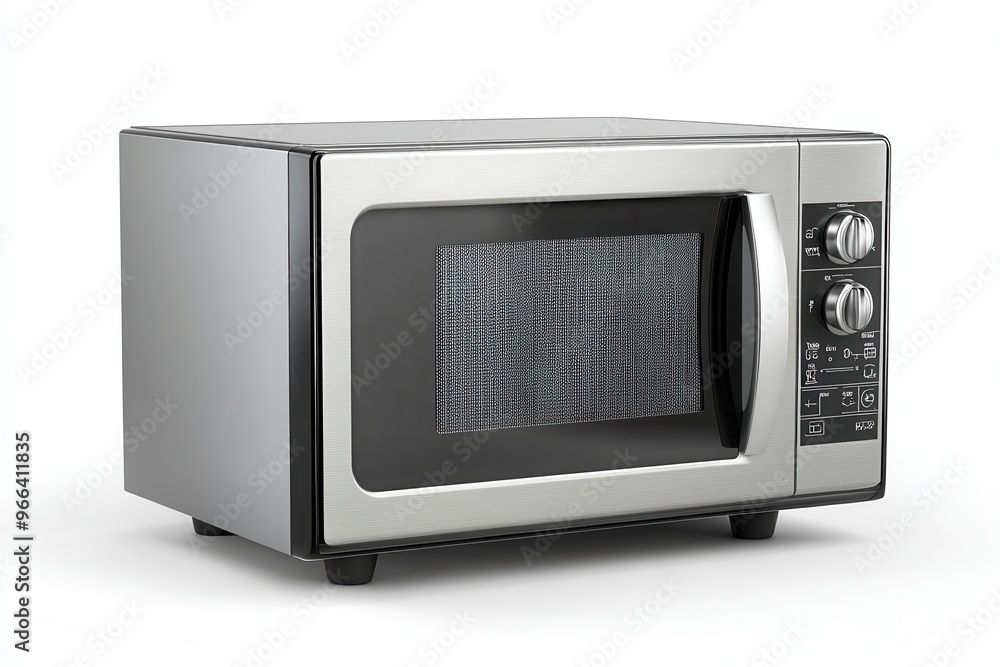Fototapeta premium Stainless Steel Microwave Oven