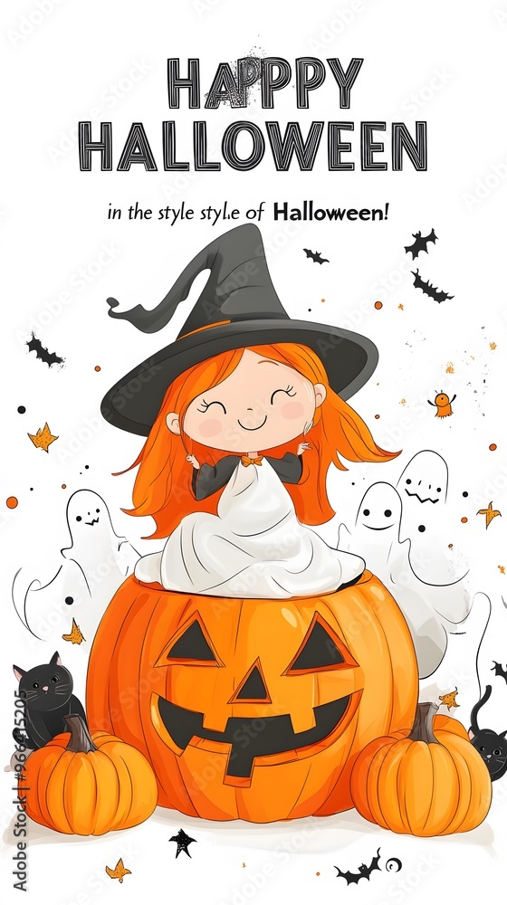 Banner, Folder, Advertisement with Text Inscription Halloween, Witches, Ghosts, Haunting, Cartoon, Drawing, Abstract Image, Texture, Pattern Background, Wallpaper, Cover and Screen of Smartphone, PC, Banner, Folder, Advertisement with Text Inscription Halloween, Witches, Ghosts, Haunting, Cartoon, Drawing, Abstract Image, Texture, Pattern Background, Wallpaper, Cover and Screen of Smartphone, PC,