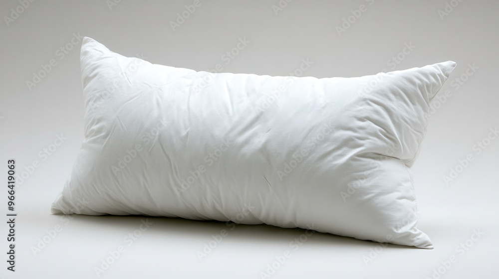 White Pillow on a White Background White Pillow on a White Background
