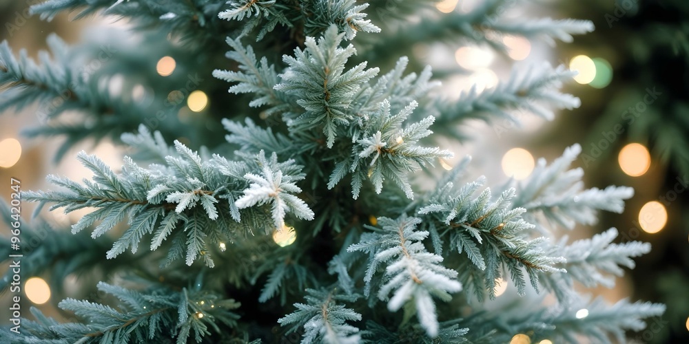 Macro background of a Christmas tree covered with beautiful frost. Hyperrealistic, highly detailed. AI generated
Macro background of a Christmas tree covered with beautiful frost. Hyperrealistic, highly detailed. AI generated