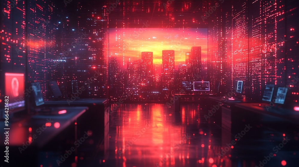 Fototapeta premium fireworks in the night club