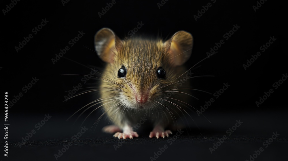 Close-up Portrait of a Curious Mouse Close-up Portrait of a Curious Mouse
