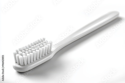 A White Toothbrush On White Background