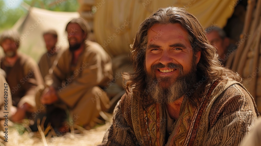 Obraz premium Jesus olivet discourse warnings of false prophets, wars, and tribulations before his return