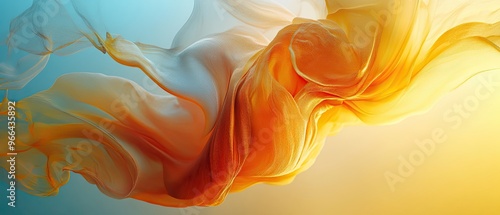 Flowing forms and harmonious color blends in an elegant fluidity aesthetic, fluid textures and ethereal beauty captured in a high-definition 21:9 image photo