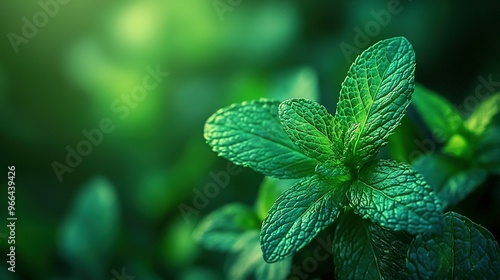  a leafy plant, featuring green foliage in the foreground and a slightly blurred background