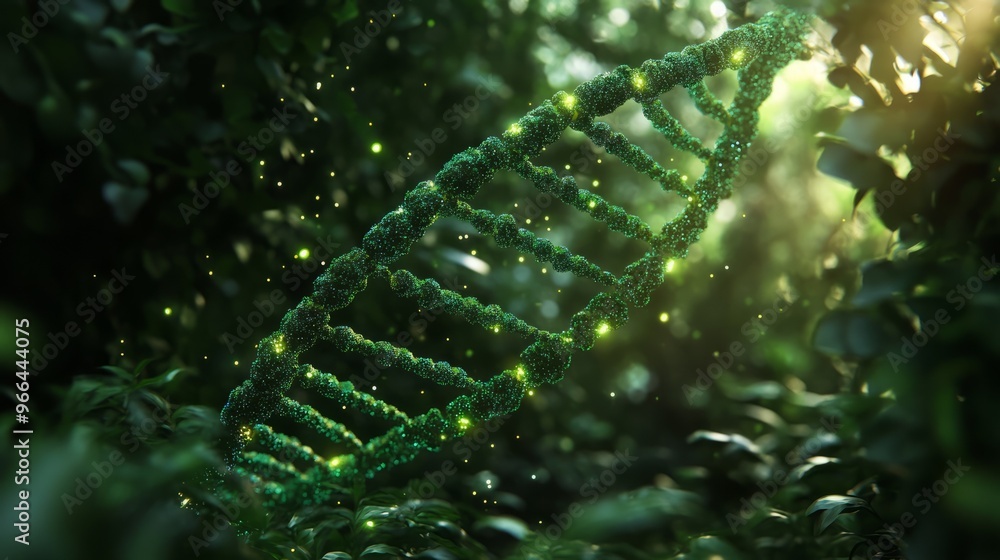 Fototapeta premium Green DNA