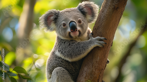 Koala in the wild. Beautiful extreme close-up. Printable photo with Instant Download. Digital photography. Art Decor. Digital art.