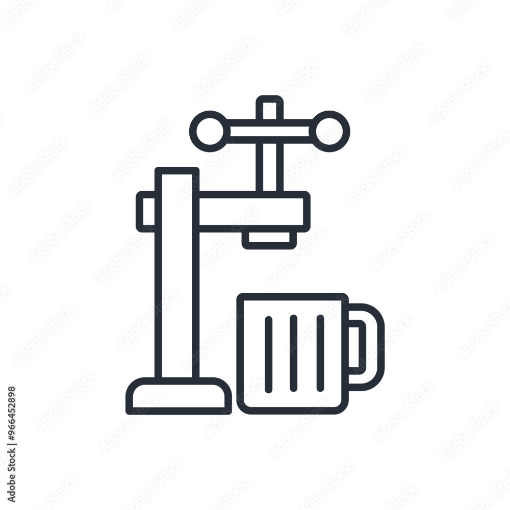 draught beer icon. vector.Editable stroke.linear style sign for use web design,logo.Symbol illustration. draught beer icon. vector.Editable stroke.linear style sign for use web design,logo.Symbol illustration.