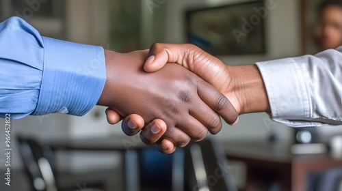 Two people shaking hands