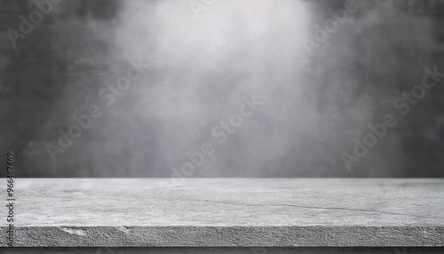 Fototapeta Naklejka Na Ścianę i Meble -  3d gray background display with shawdow leaves overlay on cement wall room,Transparent soft light fo branches leaf,Concept for Organic Cosmetic product presentation,Sale,Online shop in Spring,Summer