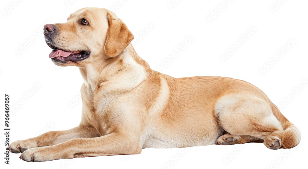 PNG Labrador retriever lying down relaxed PNG Labrador retriever lying down relaxed