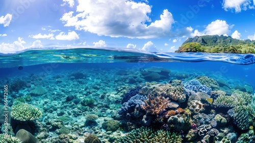 Underwater Paradise: A Glimpse into a Vibrant Coral Reef