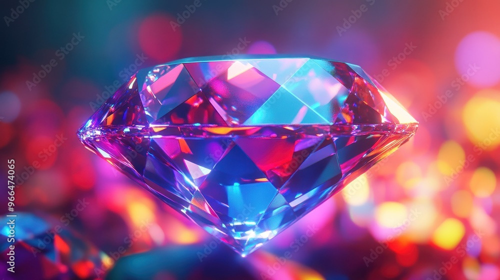 Brilliant Diamond In Neon Lights Brilliant Diamond In Neon Lights