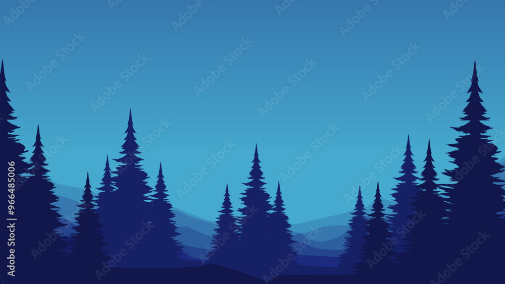 forest silhouette with mountain cliff flat design vector illustration good for background, wallpaper, backdrop, graphic resource, presentation, template, ads, advertising, business, and flyer forest silhouette with mountain cliff flat design vector illustration good for background, wallpaper, backdrop, graphic resource, presentation, template, ads, advertising, business, and flyer