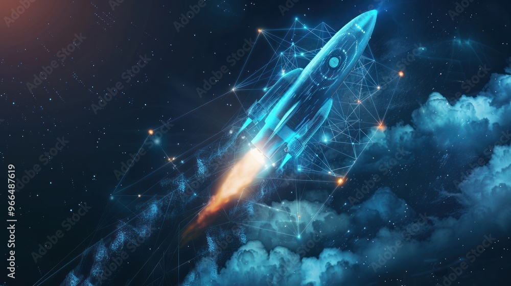 Rocket Launch in Space Rocket Launch in Space
