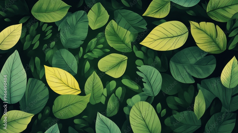 leafs pattern backround illustration leafs pattern backround illustration