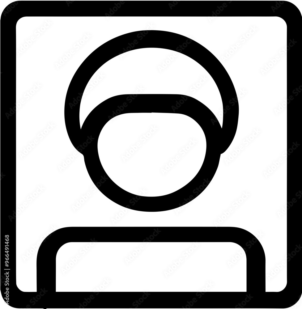 Avatar icons, user profiles, face pictures, simplified portrait images Avatar icons, user profiles, face pictures, simplified portrait images